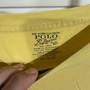 Polo Ralph Lauren Yellow T-Shirt